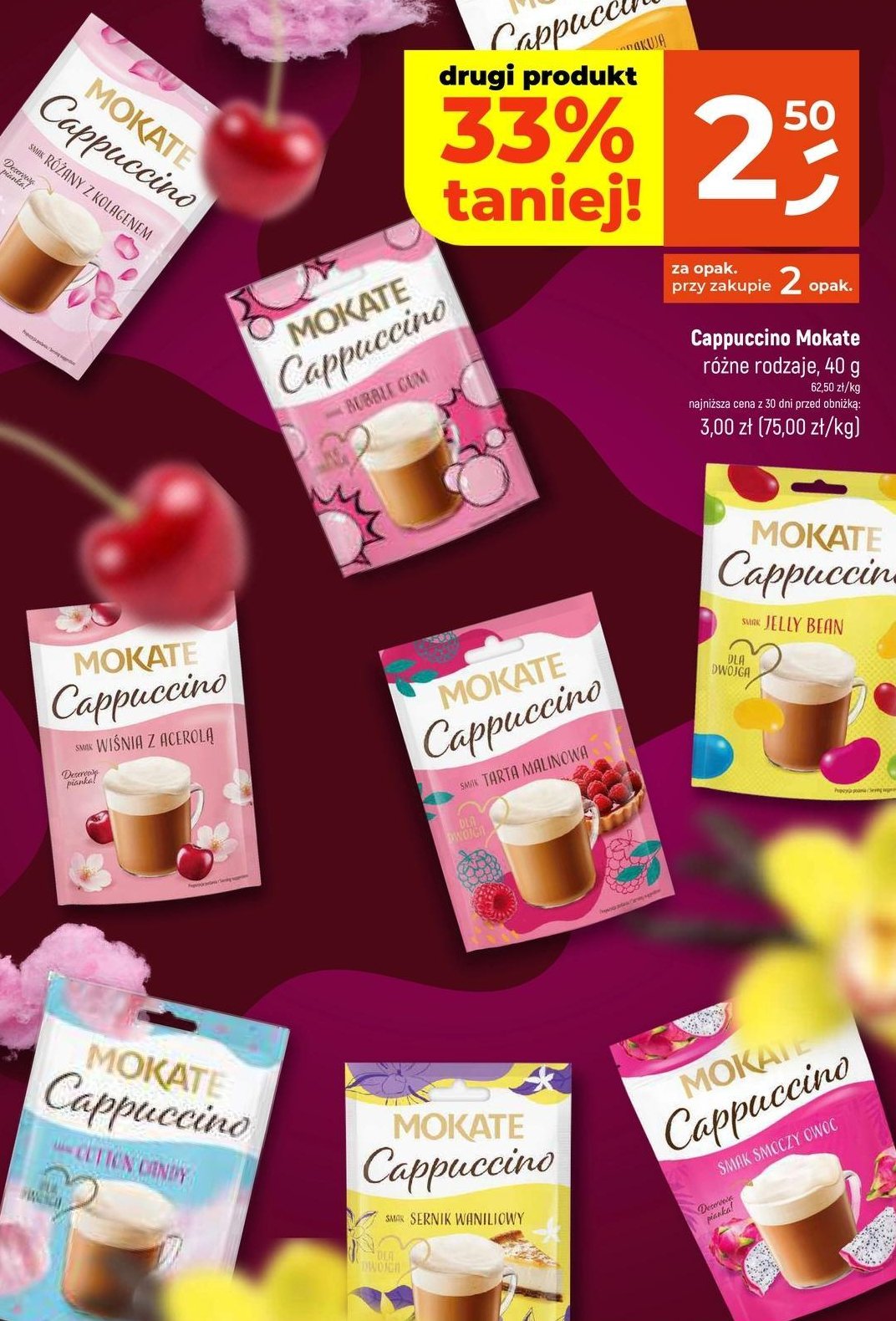 Capuccino jelly bean Mokate cappuccino promocja