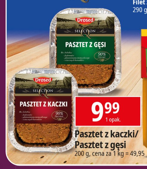 Pasztet z gęsi Drosed promocja