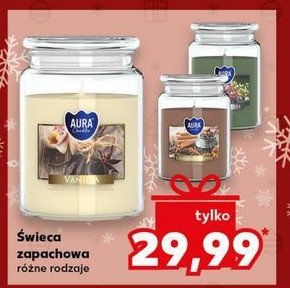 Świeca w szkle winter tree Aura fragrances candles promocja