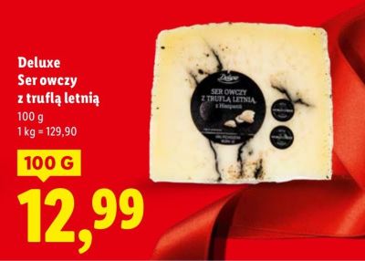 Ser owczy z truflą letnią Deluxe promocja w Lidl