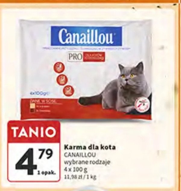 Karma dla kota pro senior Canaillou promocja