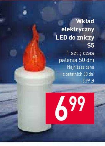 Wk艂ad elektryczny led s5 czerwony promocja