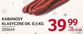 Kabanosy klasyczne ok. 0,5 kg promocja w Selgros