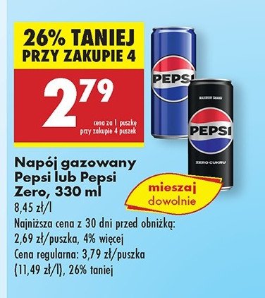 Napój Pepsi promocja w Biedronka