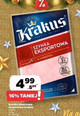 Szynka wieprzowa eksportowa  promocja w Netto