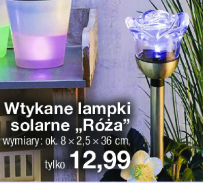 Lampa solarna r贸偶a promocja