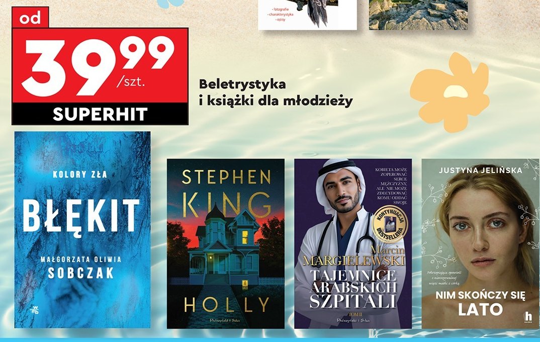 Małgorzata oliwia sobczak "kolory zła błękit" promocja w Biedronka