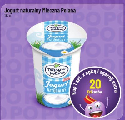 Jogurt naturalny Mleczna Polana promocja w POLOmarket