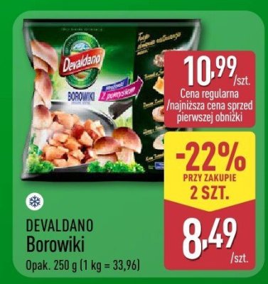 Borowiki Devaldano promocja w Aldi