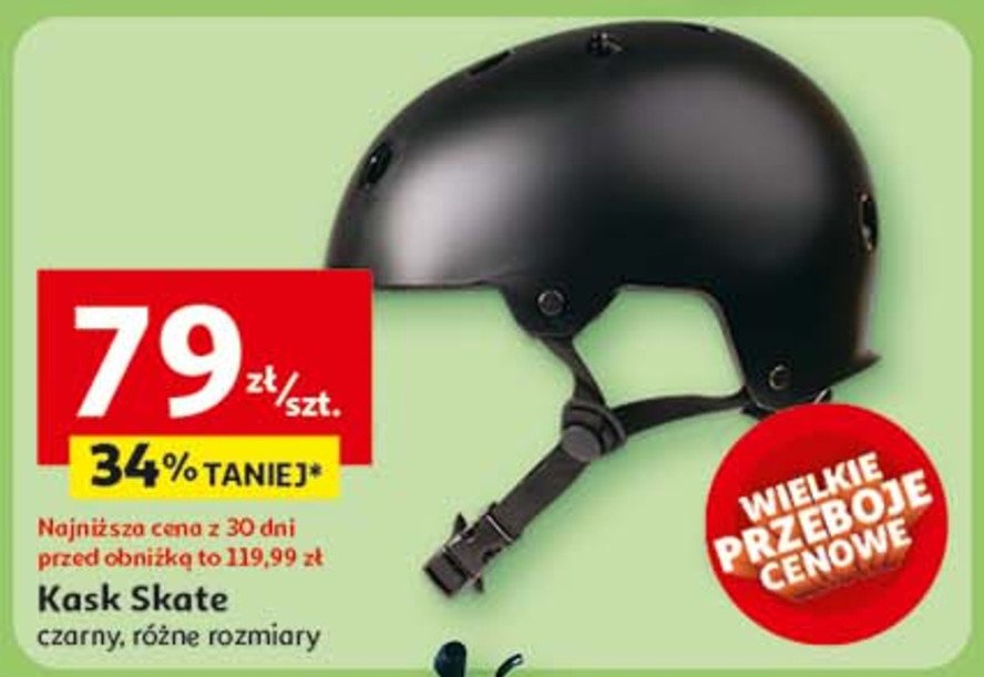 Kask skate promocja w Auchan