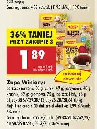 Zupa jarzynowa Winiary nasza specjalność promocja