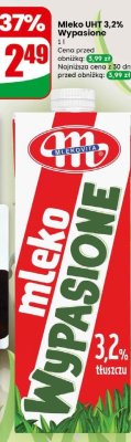 Mleko UHT wypasione 3,2% promocja w Dino