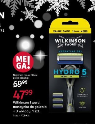 Maszynka do golenia + 3 wkłady, 1 szt. promocja w Rossmann