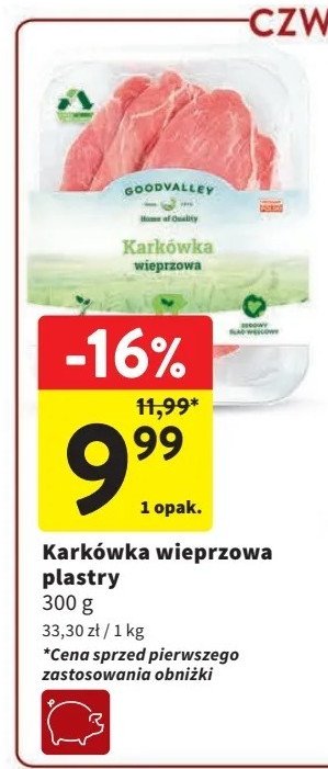 Karkówka wieprzowa Goodvalley promocja