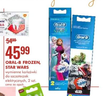 Końcówki do szczoteczki frozen Oral-b stages power promocja
