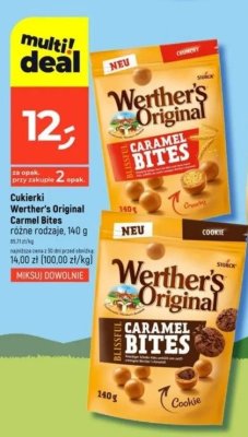 Cukierki Caramel Bites, różne rodzaje promocja w Dealz