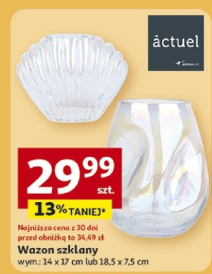 Wazon szklany promocja w Auchan