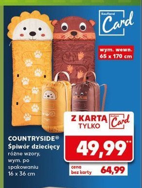 艢piw贸r dzieci臋cy 65 x 170 cm K-classic countryside promocja