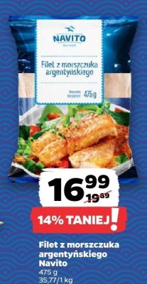 Filet z morszczuka argentyńskiego Navito promocja w Netto