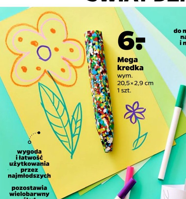 Mega kredka kolorowa promocja