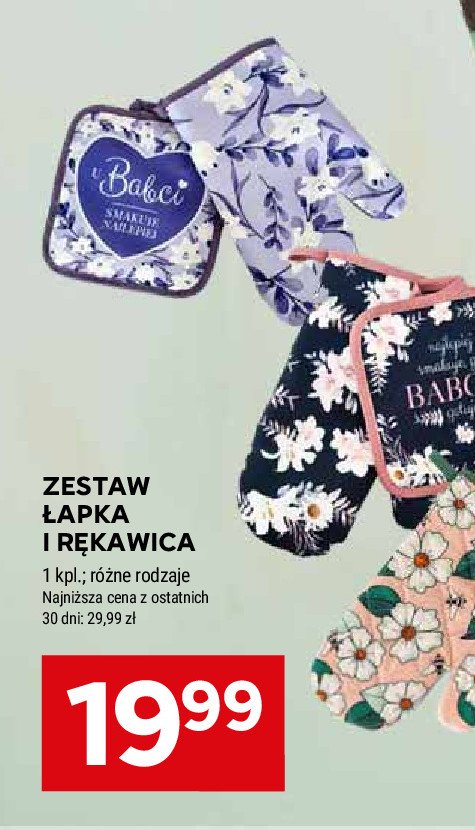 Łapka i rękawica promocja w Stokrotka