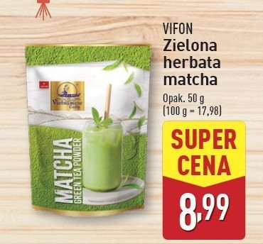 Herbata zielona matcha Vifon promocja