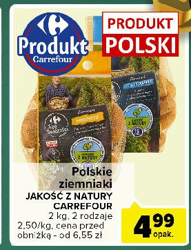 Ziemniaki Carrefour targ świeżości promocja