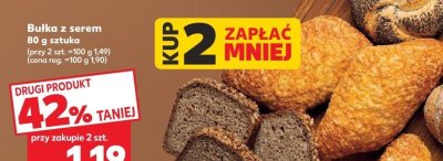 Bułka z serem promocja w Kaufland