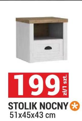 Stolik nocny promocja w Merkury Market