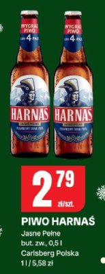 Piwo Harnaś Jasne Pełne promocja w Chorten