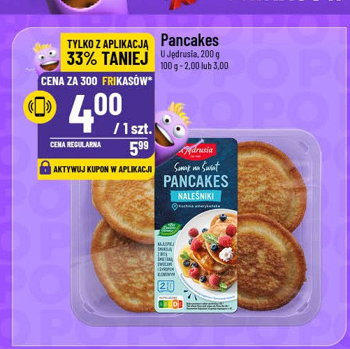 Pancakes U jędrusia promocja w POLOmarket