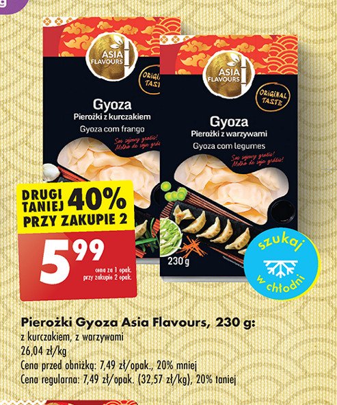 Pierożki gyoza z kurczakiem Asia flavours promocja