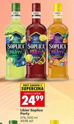 Likier Soplica Party 21% 500 ml, różne rodzaje promocja w Biedronka
