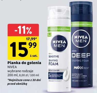 Pianka do golenia  promocja w Intermarche