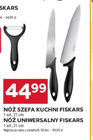 Nóż szefa kuchni 21 cm Fiskars promocja