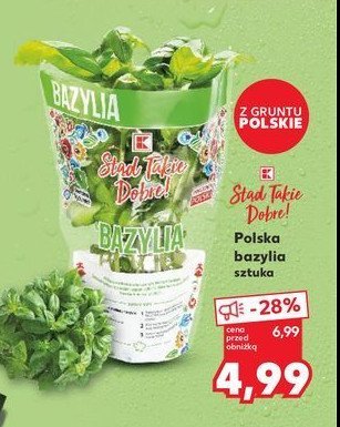 Bazylia K-classic stąd takie dobre! promocja w Kaufland