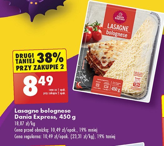 Lasagne bolognese Danie express promocja