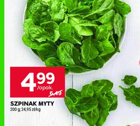 Szpinak myty promocja