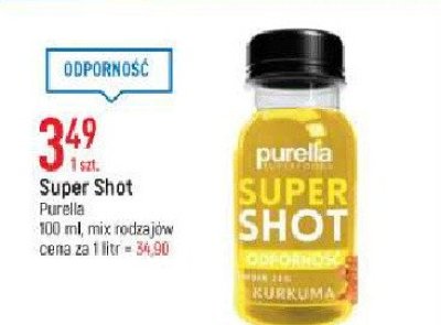 Napój super shot odporność Purella superfoods Purella food promocja