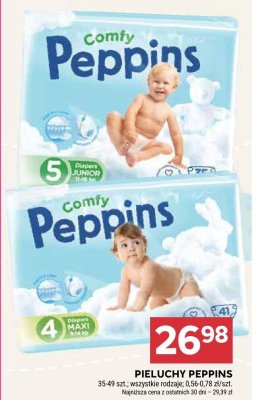 Pieluchy Peppins Comfy Junior rozmiar 5 (11-16 kg) promocja w Stokrotka