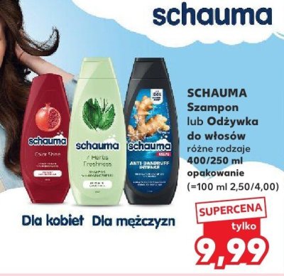 Odżywka do włosów różne rodzaje 400-250 ml opakowanie promocja w Kaufland