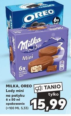 Lody mini Oreo ice cream promocja