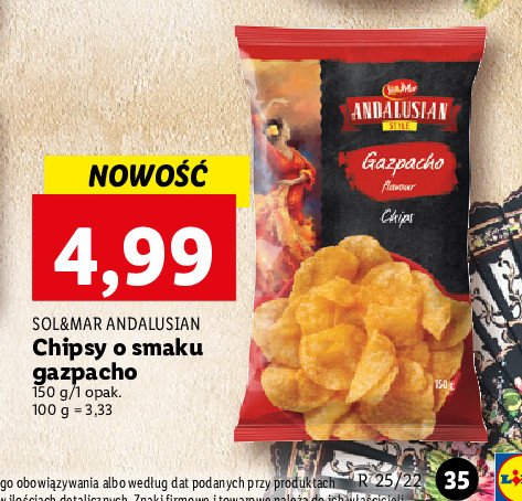 Chipsy gazpacho Sol&mar promocja