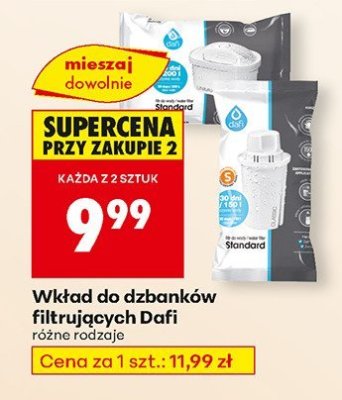 Wkład do dzbanków filtrujących Dafi promocja w Biedronka