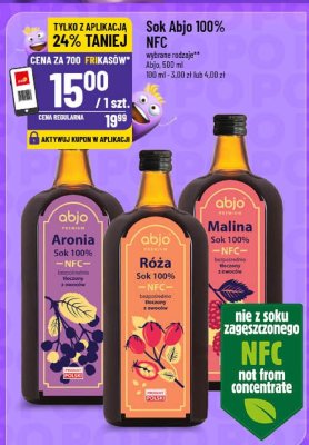 Sok Róża 100% NFC promocja w POLOmarket