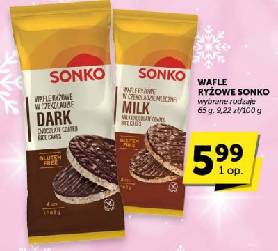 Wafle ryżowe Sonko wybrane rodzaje promocja w ABC