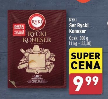 Ser rycki koneser - plastry Ryki promocja