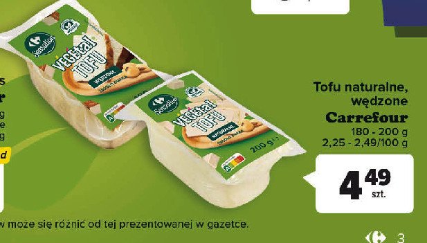 Tofu naturalne Carrefour sensation promocja