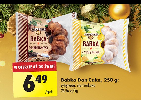 Babka marmurkowa Dan cake promocja w Biedronka