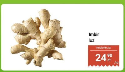 Imbir luz promocja w Biedronka